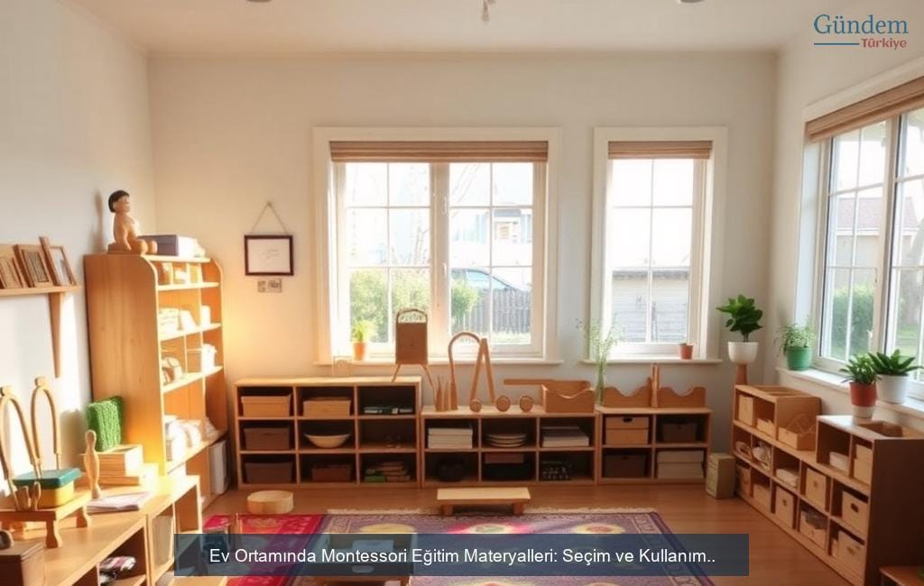 Ev Ortamında Montessori Eğitim Materyalleri: Seçim ve Kullanım