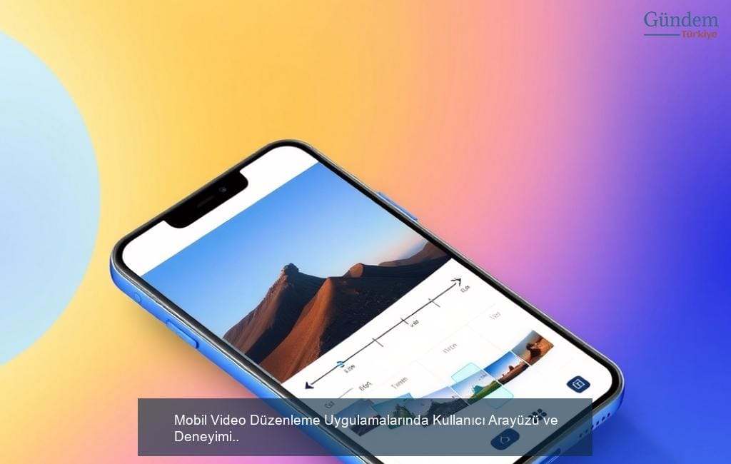 Mobil Video Düzenleme Uygulamalarında Kullanıcı Arayüzü ve Deneyimi