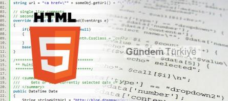 HTML HTML5 VE KULLANICILARA FAYDALARI - II